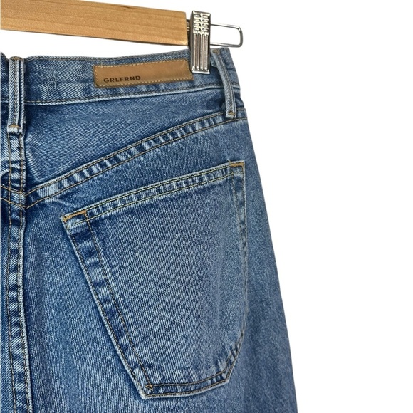 Grlfriend | Karolina Ankle Jeans in Sienna | Cropped | Medium Wash | Size 24 - Picture 6 of 9